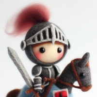 Knight on horse