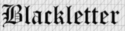 Blackletter