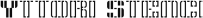 Font - Yttori Stencil  Regular - TTF