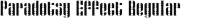 Font - Paradotsy Effect Regular - TTF