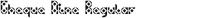 Font - Theque Nine Regular - TTF