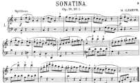 Sheet Music - Clementi 6 Sonatinas, Op. 36 - Piano