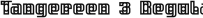 Font - Tangereen 3 Regular - TTF