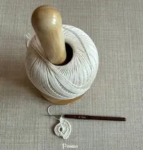 Crochet Peacock Feather Doily